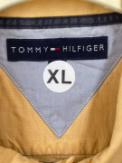 TOMMY HILFIGER SHIRT SHORT SLEEVE VINTAGE OCHRE MENS XL pre-owned