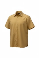 TOMMY HILFIGER SHIRT SHORT SLEEVE VINTAGE OCHRE MENS XL pre-owned
