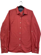 TOMMY HILFIGER SHIRT LONG SLEEVE RETRO RED MEN S pre-owned