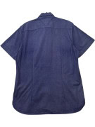 TOMMY HILFIGER SHIRT MINIMAL NAVY MEN PRE OWNED L