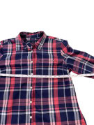 TOMMY HILFIGER PLAID SHIRT MULTICOLOUR WOMENS PRE OWNED M