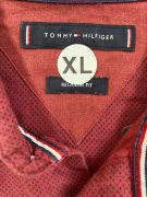 TOMMY HILFIGER ΠΟΥΚΑΜΙΣΟ REGULAR FIT ΜΕ ΜΙΚΡΟΣΧΕΔΙΟ LOGO ΜΠΟΡΝΤΟ ΑΝΔΡΙΚΟ XL