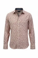 TOMMY HILFIGER SHIRT RETRO WHITE RED MEN M pre-owned