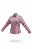 TOMMY HILFIGER Striped Shirt Classic Logo Multicolor Women’s M