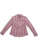 TOMMY HILFIGER Striped Shirt Classic Logo Multicolor Women’s M