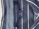 TOMMY HILFIGER CAMICIA A RIGHE MINIMAL BLU NAVY UOMO PRE OWNED S