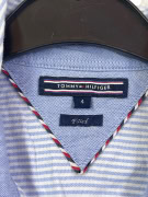 TOMMY HILFIGER ΠΟΥΚΑΜΙΣΟ ΡΙΓΕ ΜΠΛΕ ΓΥΝΑΙΚΕΙΟ L pre-owned