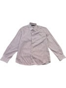 TOMMY HILFIGER STRIPED SHIRT BORDEAUX MEN PRE OWNED M