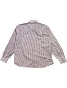 TOMMY HILFIGER STRIPED SHIRT BORDEAUX MEN PRE OWNED M