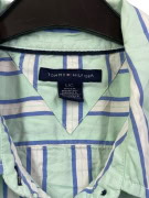 TOMMY HILFIGER ΠΟΥΚΑΜΙΣΟ ΡΙΓΕ ΒΕΡΑΜΑΝ ΜΠΛΕ ΓΥΝΑΙΚΕΙΟ L pre-owned