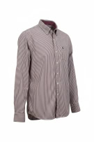 TOMMY HILFIGER ΠΟΥΚΑΜΙΣΟ ΡΙΓΕ VINTAGE STYLE ΜΠΟΡΝΤΩ ΑΝΔΡΙΚΟ Medium preowned