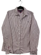 TOMMY HILFIGER ΠΟΥΚΑΜΙΣΟ ΡΙΓΕ VINTAGE STYLE ΜΠΟΡΝΤΩ ΑΝΔΡΙΚΟ Medium preowned