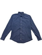 TOMMY HILFIGER CAMICIA SLIM FIT A QUADRETTI BLU UOMO PRE OWNED M