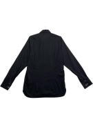 TOMMY HILFIGER CAMICIA STRETCH BUTTON-DOWN CON LOGO NERA UOMO M