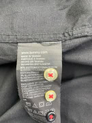 TOMMY HILFIGER CAMICIA STRETCH BUTTON-DOWN CON LOGO NERA UOMO M