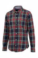 TOMMY HILFIGER Camicia Tartan Check Logo Multicolore UNISEX L