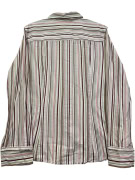 TOMMY HILFIGER SHIRT VINTAGE MULTICOLOR STRIPED WOMEN L pre-owned