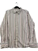 TOMMY HILFIGER SHIRT VINTAGE MULTICOLOR STRIPED WOMEN L pre-owned