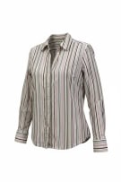TOMMY HILFIGER SHIRT VINTAGE MULTICOLOR STRIPED WOMEN L pre-owned