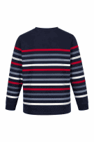 TOMMY HILFIGER ΠΟΥΛΟΒΕΡ ΡΙΓΕ NAVY ΓΥΝΑΙΚΕΙΟ PRE OWNED XXL