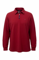 Tommy Hilfiger Quarter Zip Sweatshirt Κόκκινο
