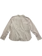 Tommy Hilfiger Camicia casual classica a righe beige da donna XL