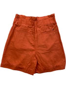 TOMMY HILFIGER ΣΟΡΤΣ ΜΕ ΖΩΝΗ CASUAL ΠΟΡΤΟΚΑΛΙ/ΚΕΡΑΜΙΔΙ ΓΥΝΑΙΚΕΙΟ XS