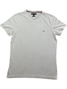 Tommy Hilfiger T-Shirt con logo classico bianca da uomo Large