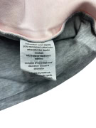 Tommy Hilfiger T-Shirt grigia con dettagli rosa da donna M