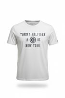 TOMMY HILFIGER T-Shirt Logo Print Λευκό Ανδρικό M