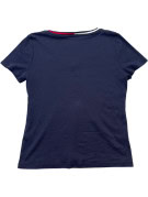 TOMMY HILFIGER T SHIRT MINIMAL NAVY WOMEN PRE OWNED S