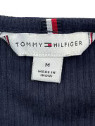 TOMMY HILFIGER T SHIRT MINIMAL NAVY DONNA PRE OWNED M