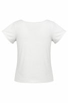 TOMMY HILFIGER T SHIRT MINIMAL OFF WHITE DONNA PRE OWNED M