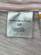 TOMMY HILFIGER T SHIRT MINIMAL ROSA CHIARO DONNA PRE OWNED S