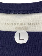 TOMMY HILFIGER T SHIRT ΡΙΓΕ NAVY ΚΟΚΚΙΝΟ ΓΥΝΑΙΚΕΙΟ PRE OWNED L