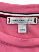 Tommy Hilfiger T-Shirt Ροζ με Βολάν Μανίκια