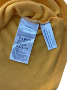 TOMMY HILFIGER T-SHIRT V-NECK CASUAL FLAG LOGO ΜΟΥΣΤΑΡΔΙ ΓΥΝΑΙΚΕΙΟ S