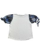TOMMY HILFIGER TOP CON MOTIVO BIANCO DONNA PRE OWNED L