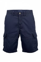 TOMMY HILFIGER Bermuda cargo con logo vintage blu navy da uomo taglia 30