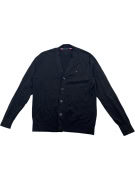 TOMMY HILFIGER ΖΑΚΕΤΑ CASUAL LOGO ΜΑΥΡΟ ΑΝΔΡΙΚΟ L