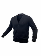 TOMMY HILFIGER ΖΑΚΕΤΑ CASUAL LOGO ΜΑΥΡΟ ΑΝΔΡΙΚΟ L
