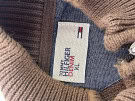 TOMMY HILFIGER 2003 ΖΑΚΕΤΑ ΠΛΕΚΤΗ ΑΡΓΑΙΛ ΚΑΦΕ ΑΝΤΡΙΚΟ PRE OWNED XL