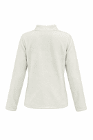 TOMMY HILFIGER ZIP HOODIE MINIMAL OFF WHITE WOMEN PRE OWNED S