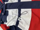 TOMMY JEANS COLOR BLOCK JACKET NAVY BLUE WOMEN PRE OWNED S