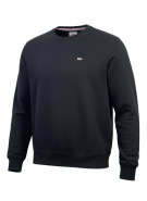 TOMMY JEANS FELPA CASUAL CON PICCOLO LOGO NERA DA UOMO S