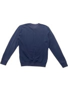TOMMY JEANS FELPA GIROCOLLO CASUAL CON LOGO BLU SCURO UOMO XS
