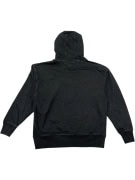 TOMMY JEANS BLACK HOODIE WITH TIE-DYE GRAPHIC LOGO
