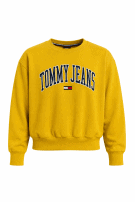 TOMMY JEANS FELPA VINTAGE GIALLO UOMO PRE OWNED M