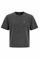 TOMMY JEANS GRAPHIC TEE BLACK MEN PRE OWNED M