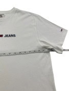 TOMMY JEANS GRAPHIC TEE MINIMAL OFF WHITE ΑΝΤΡΙΚΟ PRE OWNED L